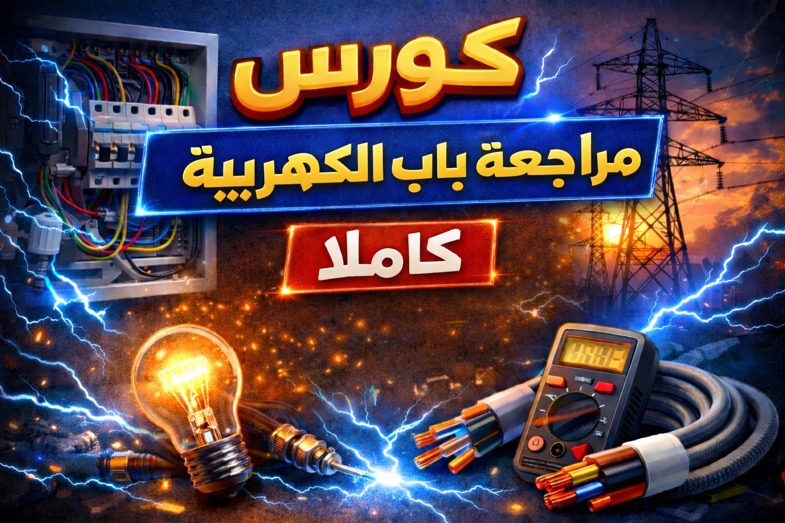 كورس مراجعة باب الكهربية كاملاً