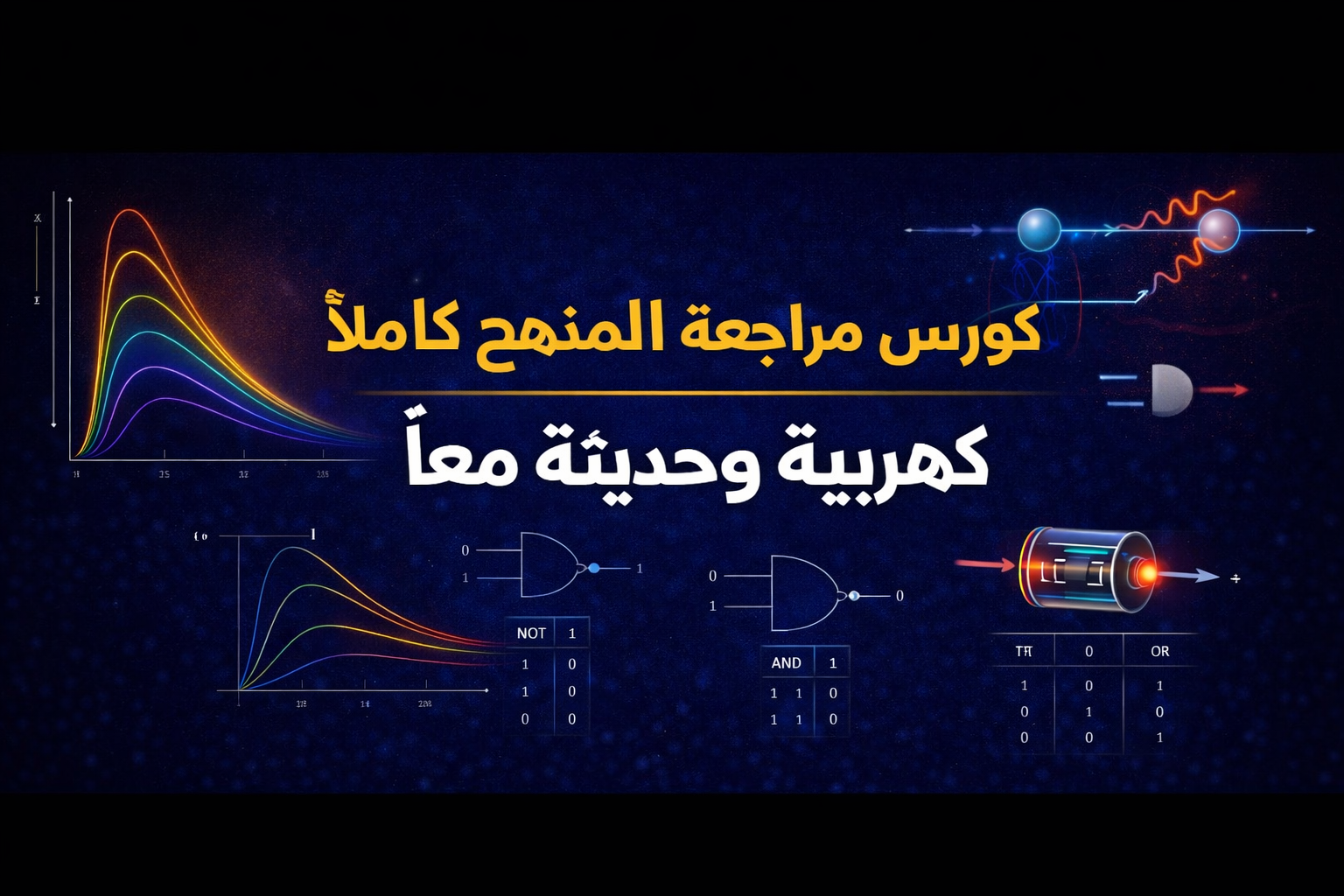 عرض مراجعة باب الكهربية والحديثة معاً (المنهج كامل)